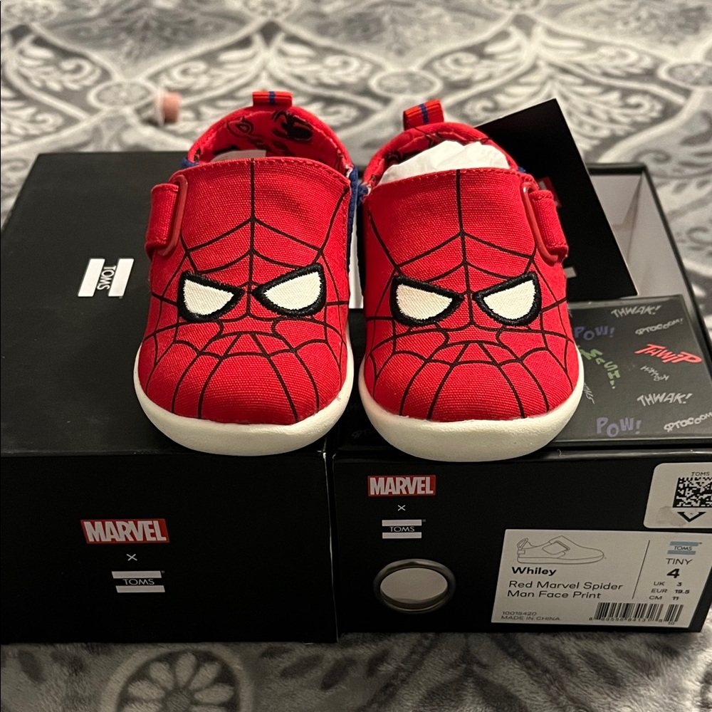 Marvel Red Spider-Man Kids Sneakers